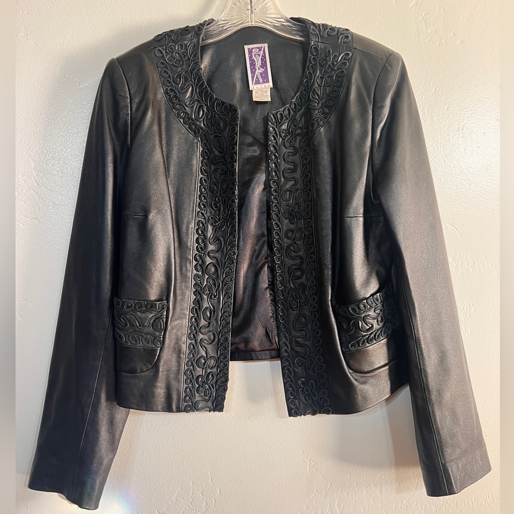 Vintage Zelda Lamb Leather Jacket